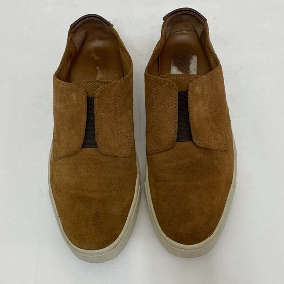 Men’s Frye Gabe Gorge Oxford Slip On Suede Sneakers in Copper main image 13